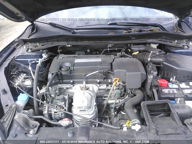 1HGCR2F57DA167605 - 2013 HONDA ACCORD SPORT ლურჯი ფოტო 10
