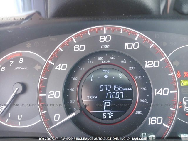 1HGCR2F57DA167605 - 2013 HONDA ACCORD SPORT ლურჯი ფოტო 7