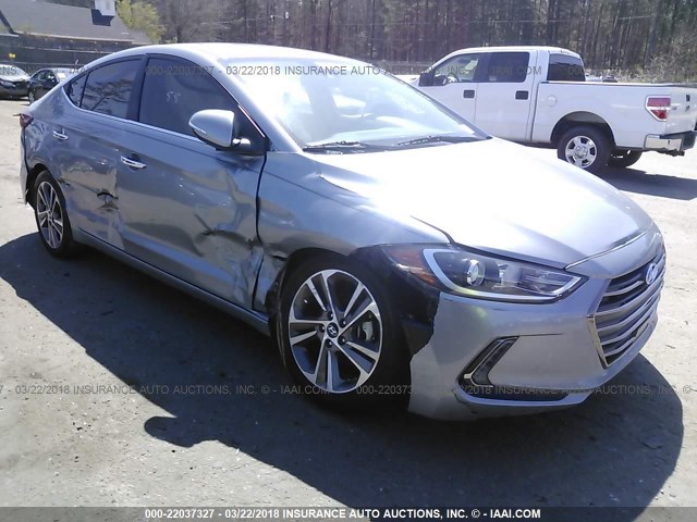 5NPD84LF2HH113609 - 2017 HYUNDAI ELANTRA SE/VALUE/LIMITED SILVER photo 1