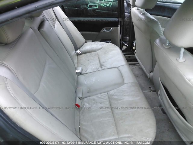19XFB2F92CE301841 - 2012 HONDA CIVIC EXL BROWN photo 8