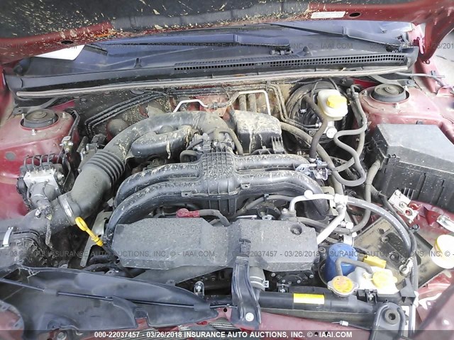 JF2GPABC6H8205182 - 2017 SUBARU CROSSTREK PREMIUM Qırmızı foto 10