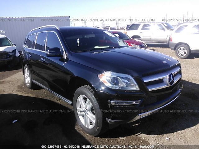 4JGDF6EE6GA694264 - 2016 MERCEDES-BENZ GL 450 4MATIC BLACK photo 1