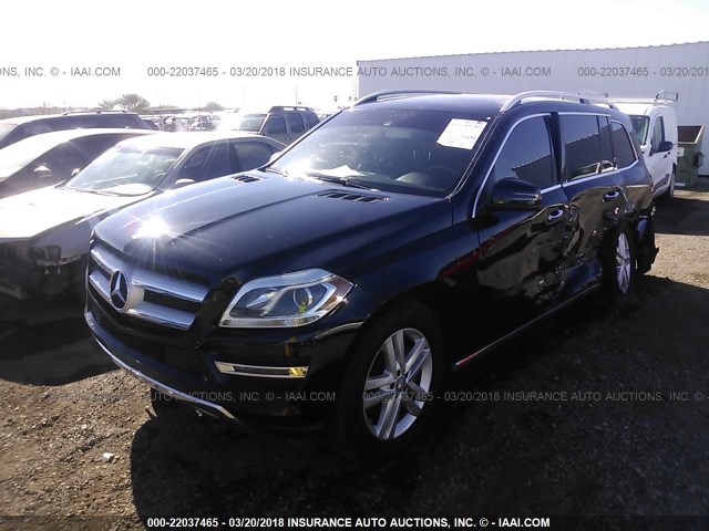 4JGDF6EE6GA694264 - 2016 MERCEDES-BENZ GL 450 4MATIC BLACK photo 2