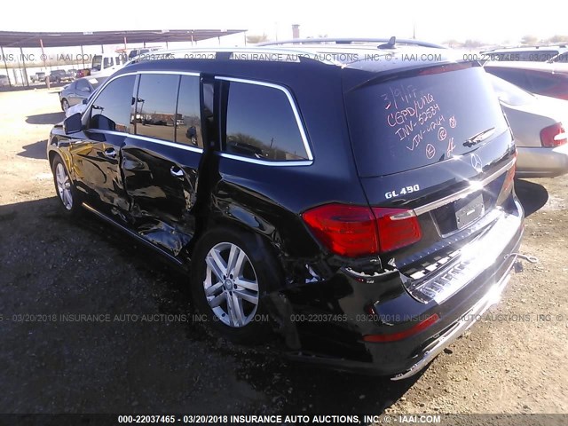 4JGDF6EE6GA694264 - 2016 MERCEDES-BENZ GL 450 4MATIC BLACK photo 3