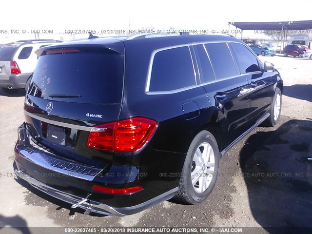 4JGDF6EE6GA694264 - 2016 MERCEDES-BENZ GL 450 4MATIC BLACK photo 4