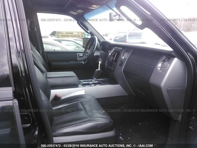 1FMFK20537LA22249 - 2007 FORD EXPEDITION EL LIMITED BLACK photo 5