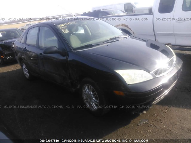 1FAFP34N97W206864 - 2007 FORD FOCUS ZX4/S/SE/SES BLACK photo 1