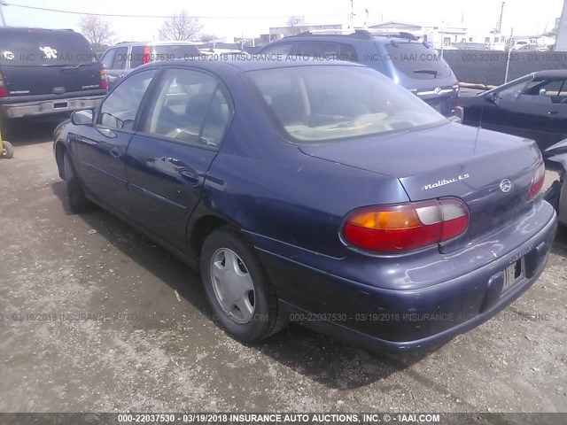 1G1NE52J5Y6164016 - 2000 CHEVROLET MALIBU LS ლურჯი ფოტო 3