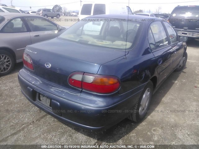 1G1NE52J5Y6164016 - 2000 CHEVROLET MALIBU LS ლურჯი ფოტო 4