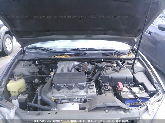 JTDBF32K530127502 - 2003 TOYOTA CAMRY LE/XLE Grau Foto 10