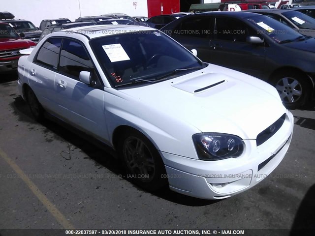 JF1GD29654H517524 - 2004 SUBARU IMPREZA WRX WHITE photo 1