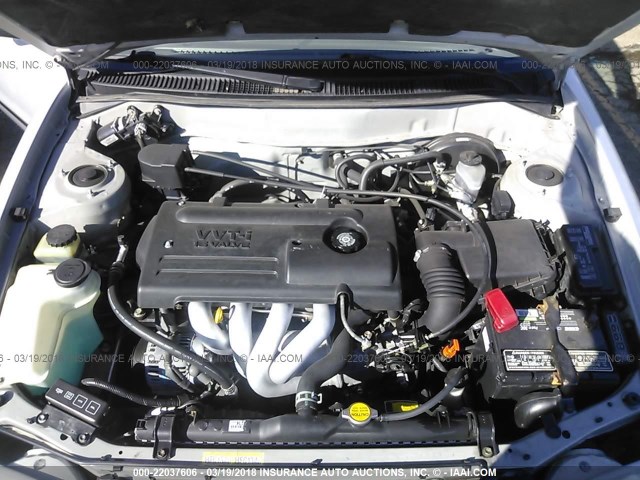 1NXBR12E4YZ346646 - 2000 TOYOTA COROLLA VE/CE/LE 银色 照片 10