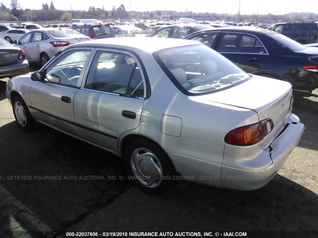 1NXBR12E4YZ346646 - 2000 TOYOTA COROLLA VE/CE/LE 银色 照片 3