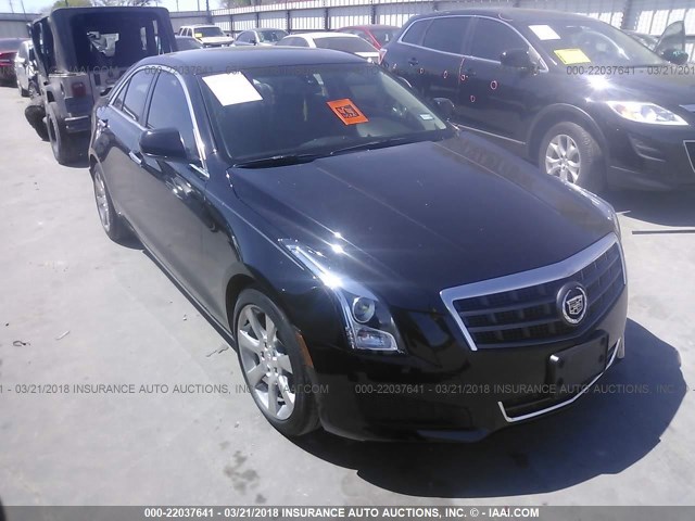 1G6AA5RX6E0176382 - 2014 CADILLAC ATS BLACK photo 1