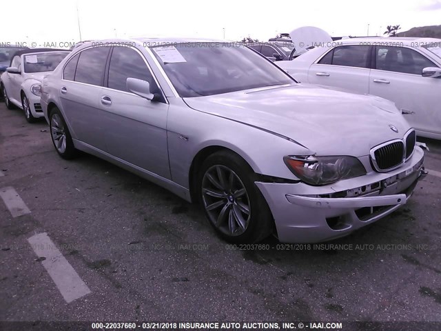 WBAHN83527DT72448 - 2007 BMW 750 SILVER photo 1