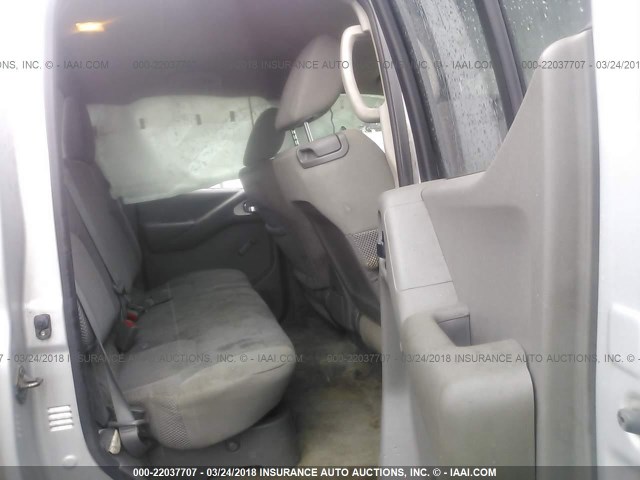 1N6AD0EV9CC431921 - 2012 NISSAN FRONTIER S/SV/SL/PRO-4X SILVER photo 8