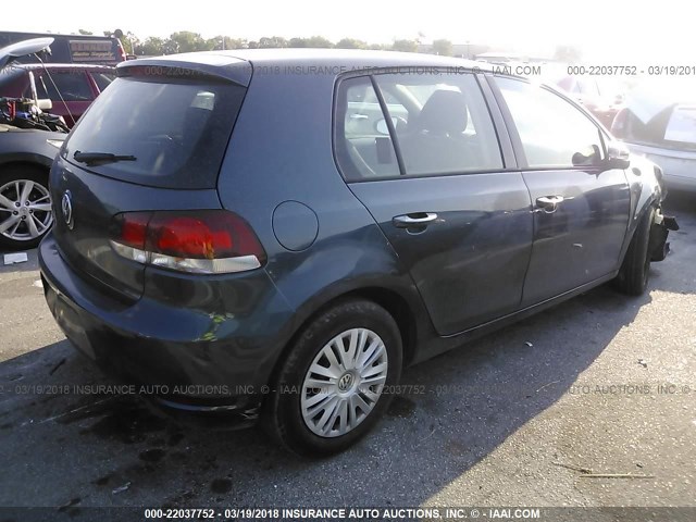 WVWDB7AJ4DW084869 - 2013 VOLKSWAGEN GOLF 灰色 照片 4