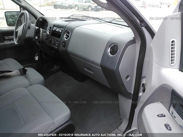 1FTPW14V07FA25559 - 2007 FORD F150 SUPERCREW SILVER photo 5