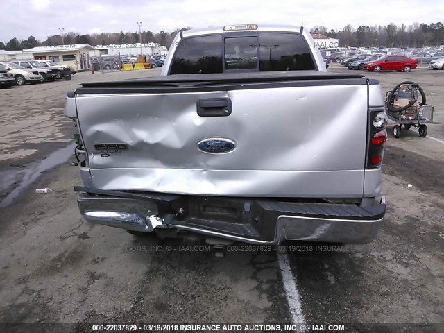 1FTPW14V07FA25559 - 2007 FORD F150 SUPERCREW SILVER photo 6