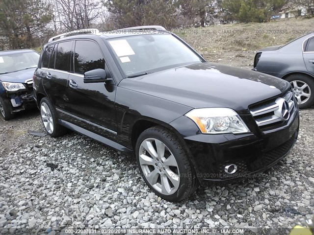 WDCGG8HB4AF284711 - 2010 MERCEDES-BENZ GLK 350 4MATIC BLACK photo 1