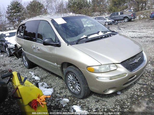 1C4GP64L6YB576709 - 2000 CHRYSLER TOWN & COUNTRY LIMITED GOLD photo 1
