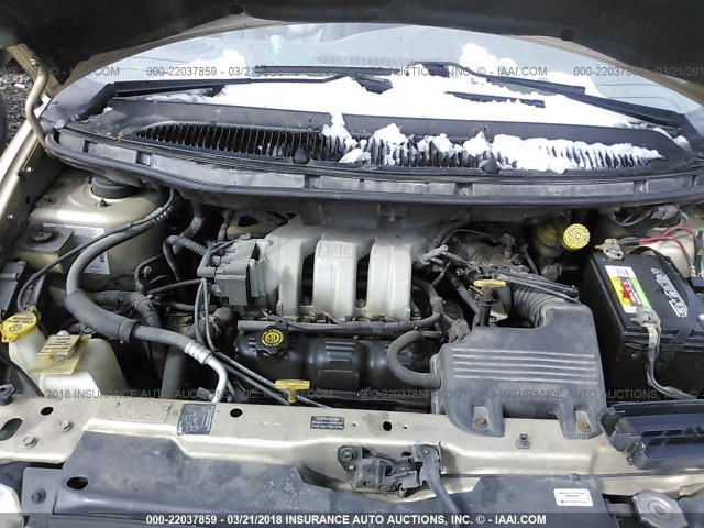 1C4GP64L6YB576709 - 2000 CHRYSLER TOWN & COUNTRY LIMITED GOLD photo 10