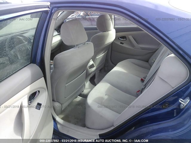 4T1BE46K98U200708 - 2008 TOYOTA CAMRY CE/LE/XLE/SE Dark Blue photo 8