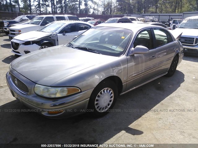 1G4HP54K92U105215 - 2002 BUICK LESABRE CUSTOM BEIGE photo 2