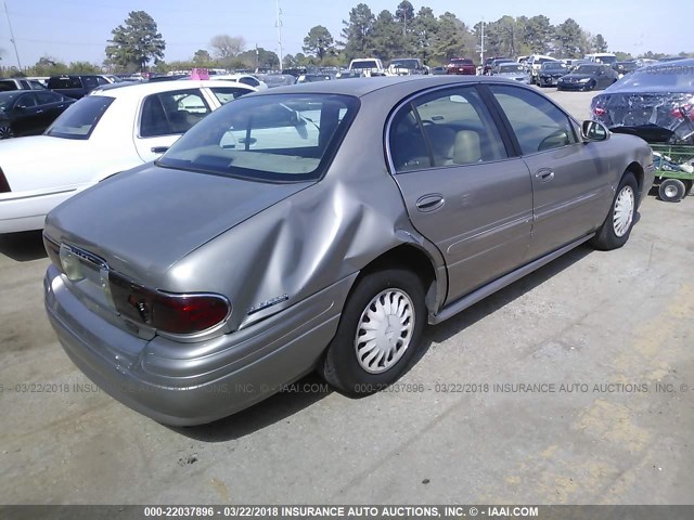 1G4HP54K92U105215 - 2002 BUICK LESABRE CUSTOM BEIGE photo 4