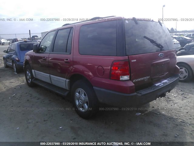 1FMPU15L93LB93727 - 2003 FORD EXPEDITION XLT RED photo 3