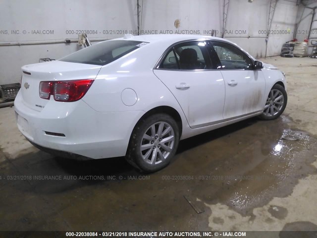 1G11E5SA8DF294512 - 2013 CHEVROLET MALIBU 2LT WHITE photo 4