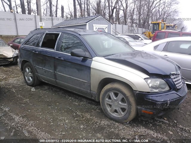 2C4GM68445R357904 - 2005 CHRYSLER PACIFICA TOURING BLUE photo 1