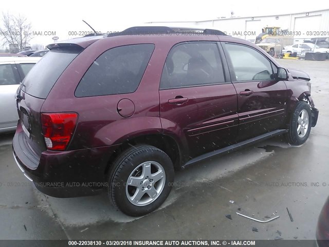 2CKDL33F286059735 - 2008 PONTIAC TORRENT RED photo 4