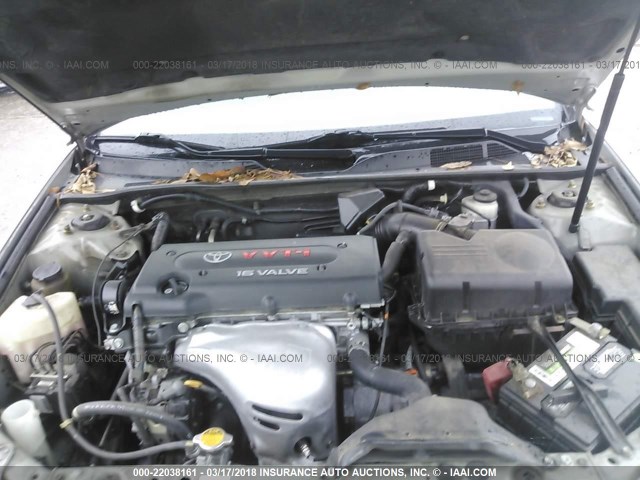 4T1BE32K65U385327 - 2005 TOYOTA CAMRY LE/XLE/SE 银色 照片 10