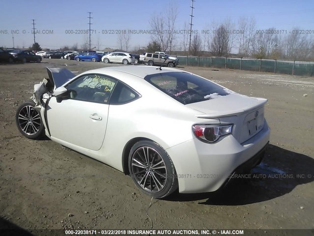 JF1ZNAA12E8703670 - 2014 TOYOTA SCION FR-S თეთრი ფოტო 3