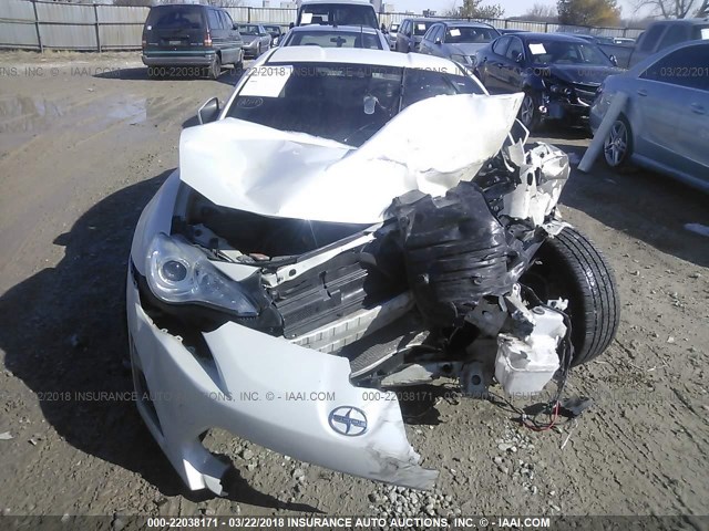 JF1ZNAA12E8703670 - 2014 TOYOTA SCION FR-S თეთრი ფოტო 6