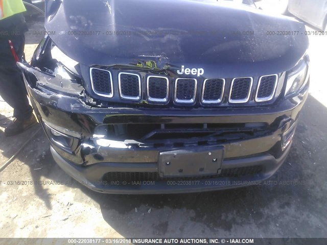 3C4NJDBB2HT607105 - 2017 JEEP COMPASS LATITUDE 黑色 照片 6