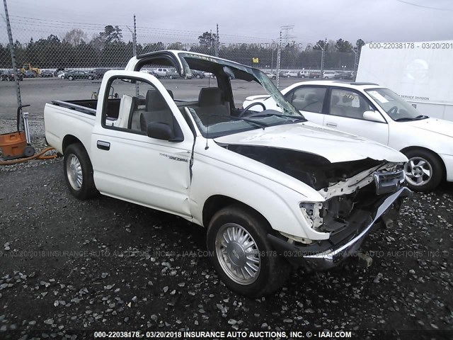 4TANL42N4WZ114239 - 1998 TOYOTA TACOMA WHITE photo 1