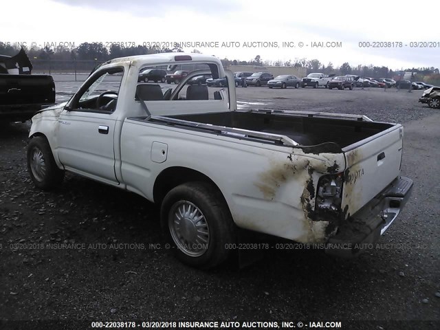 4TANL42N4WZ114239 - 1998 TOYOTA TACOMA WHITE photo 3