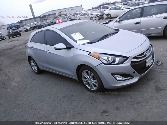 KMHD35LH8EU172313 - 2014 HYUNDAI ELANTRA GT SILVER photo 1