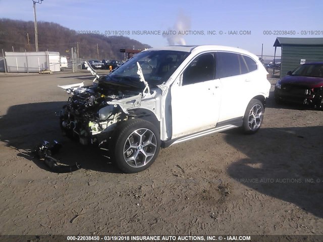 WBXHT3C38J5K23962 - 2018 BMW X1 XDRIVE28I WHITE photo 2