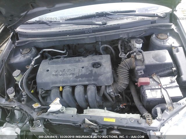 1NXBR32E96Z641170 - 2006 TOYOTA COROLLA CE/LE/S GRAY photo 10