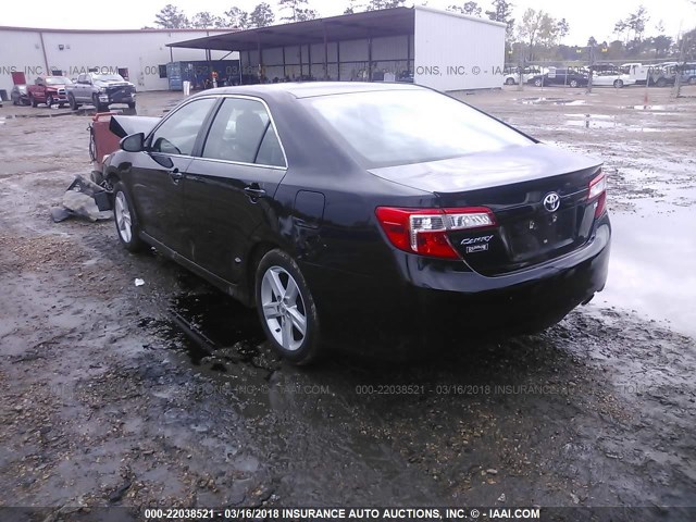 4T1BF1FKXEU392051 - 2014 TOYOTA CAMRY L/SE/LE/XLE 黑色 照片 3