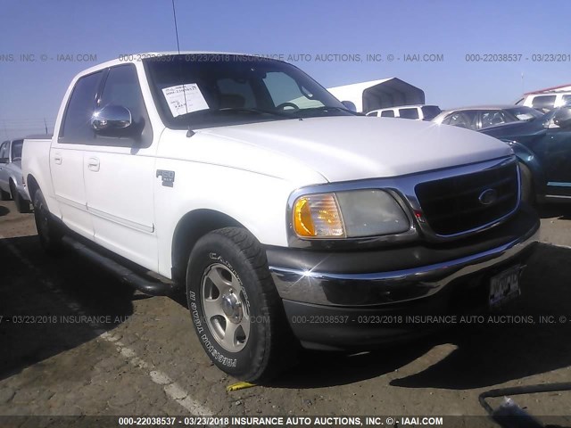 1FTRW07W31KA82554 - 2001 FORD F150 SUPERCREW WHITE photo 1