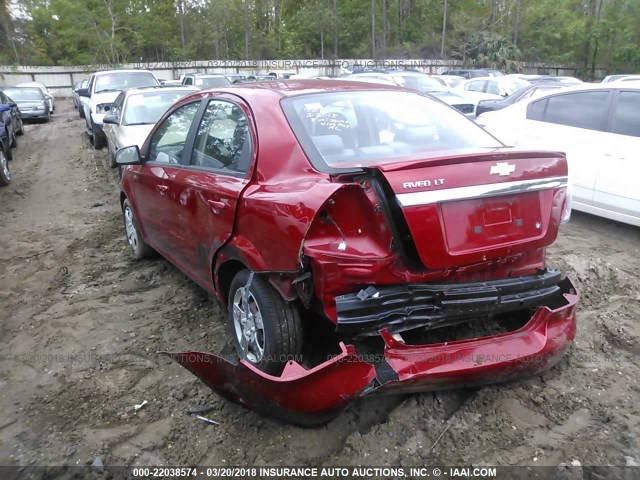 KL1TD5DE7BB120025 - 2011 CHEVROLET AVEO LS/LT 红色 照片 3