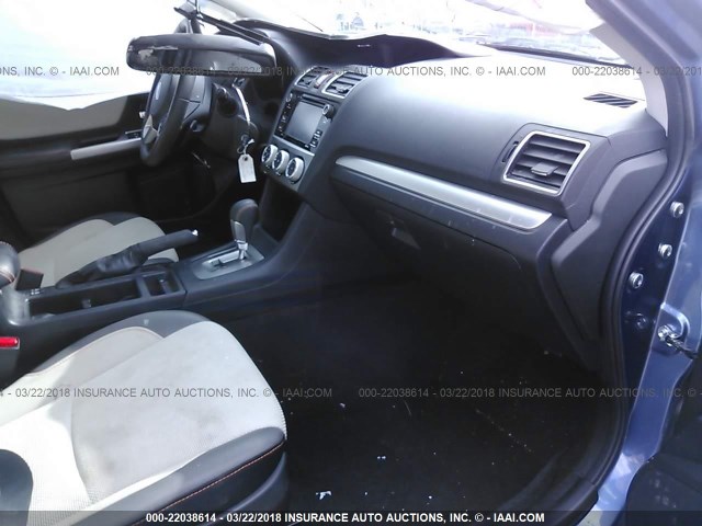 JF2GPABC3G8300524 - 2016 SUBARU CROSSTREK PREMIUM Mavi foto 5