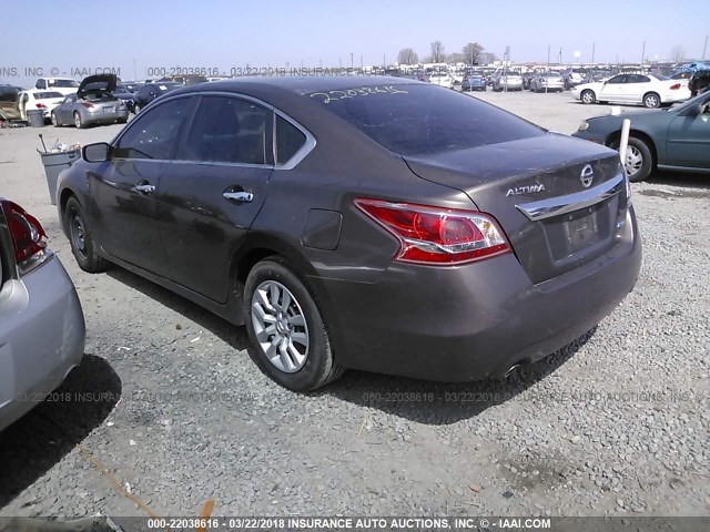 1N4AL3AP6DN496798 - 2013 NISSAN ALTIMA 2.5/S/SV/SL BROWN photo 3