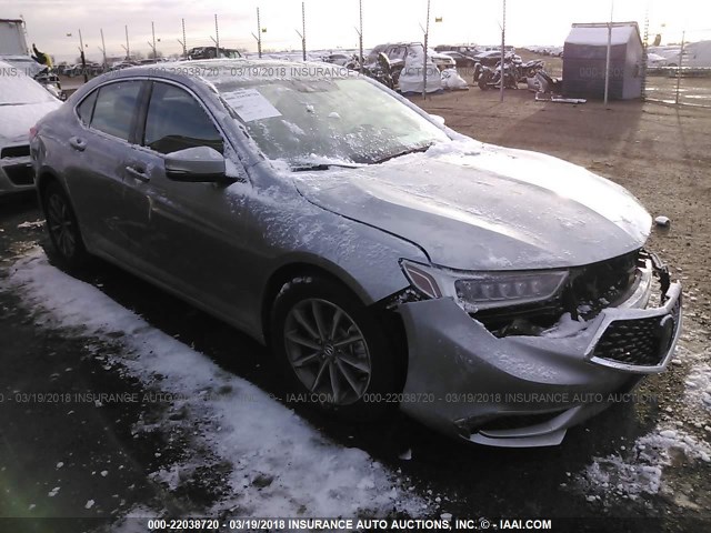 19UUB1F31JA010889 - 2018 ACURA TLX SILVER photo 1