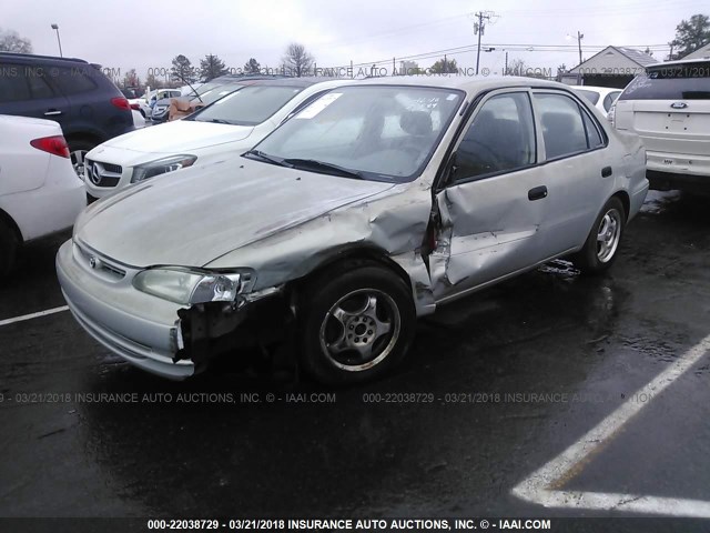 1NXBR12E1YZ378390 - 2000 TOYOTA COROLLA VE/CE/LE 银色 照片 2