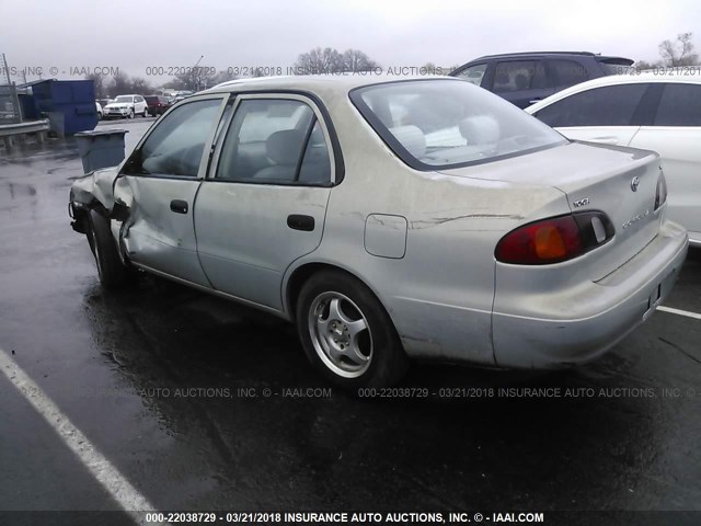 1NXBR12E1YZ378390 - 2000 TOYOTA COROLLA VE/CE/LE 银色 照片 3